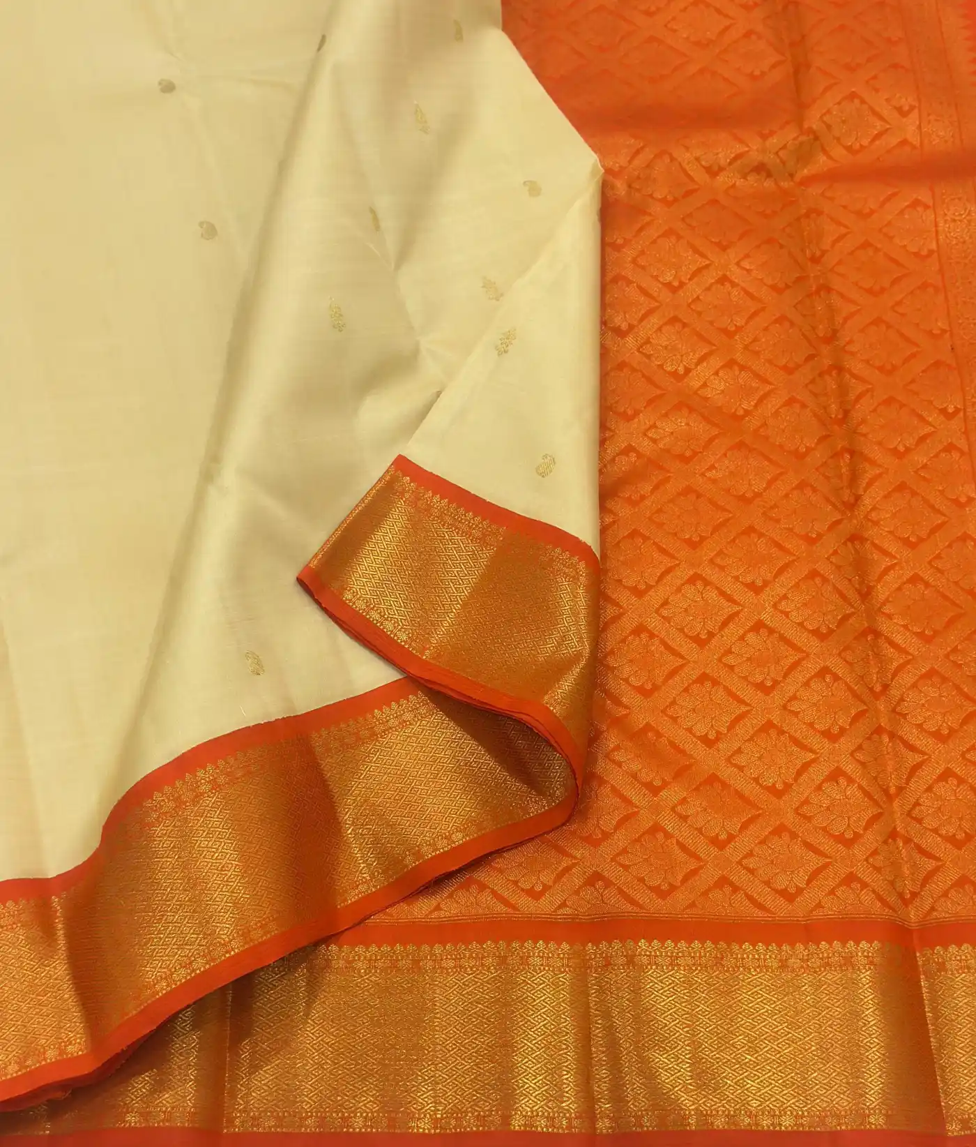 Pure Kanchipuram Handloom Bridal Silk Woven Design Saree